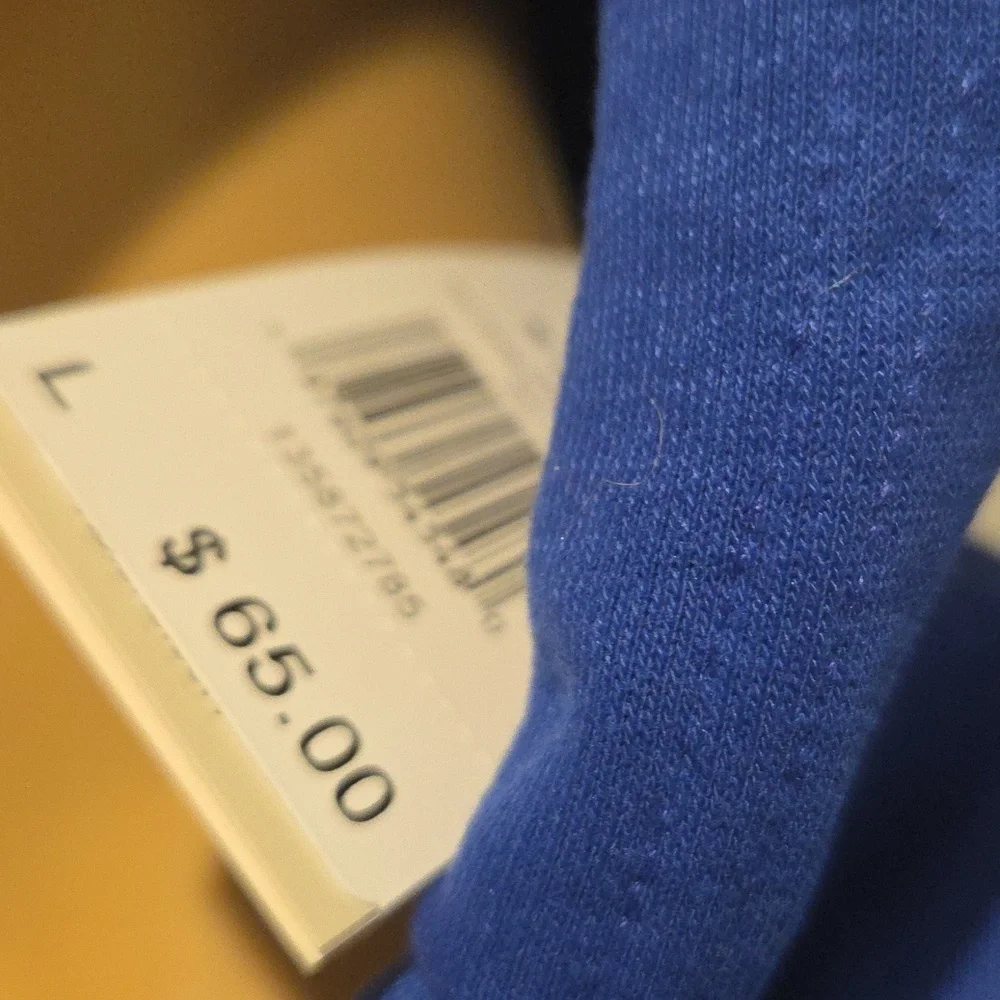 Adidas Blue Oversized Hooded Sweater